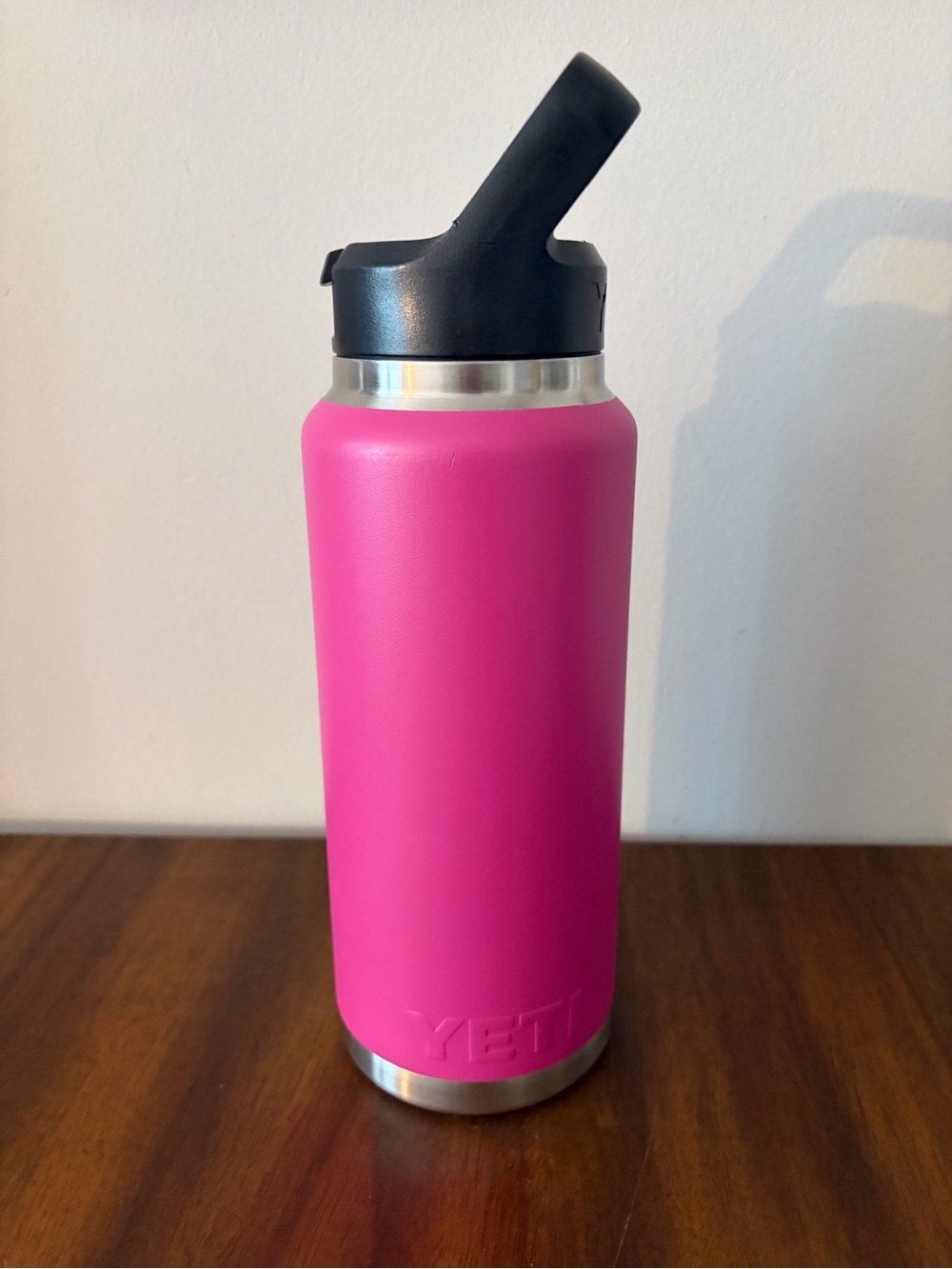 Bright Pink Yeti Stainless Steel Water Bottle